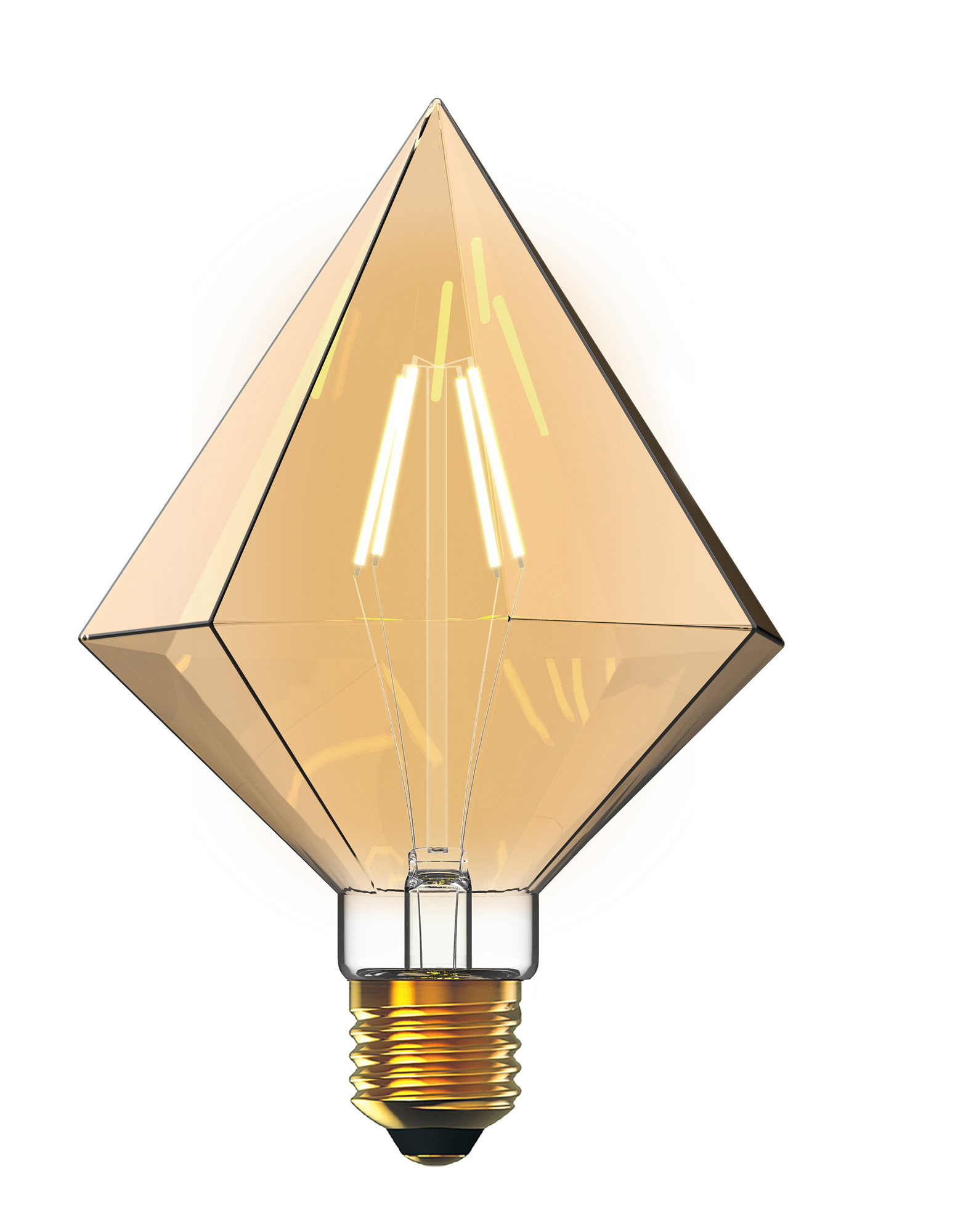 Classic Style LED Tri-Diamond E27 Dimmable 4W 2100K 200lm 4600292  Luxram Classic Style